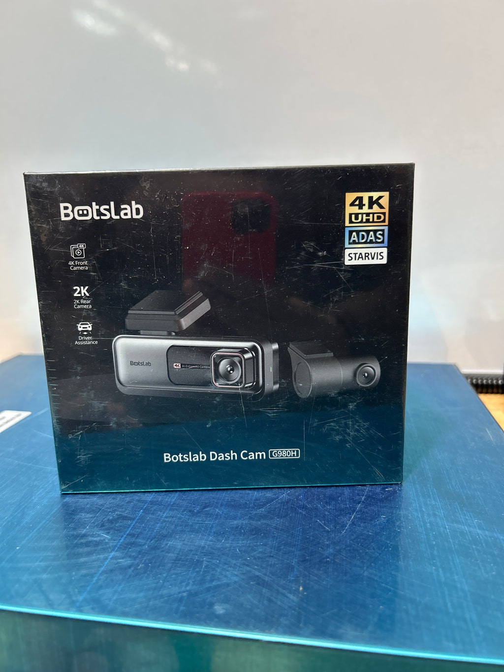 BOTSLAB 4K Dash Cam Front and Rear, 170Â° Ultra Wide 4K+2K Dashcam with ADAS, Night Vision, 24/7 Parking Mode, Sony STARVIS Sensor, WDR, Free 64GB SD Card, 5.8GHz WiFi, Built-in GPS, Loop Recording