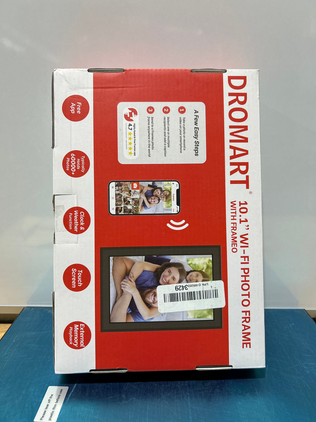 Frameo 10.1 Inch Digital Picture Frames Smart WiFi Digital Photo Frame with 1280x800 IPS Touch Screen HD, 32GB Memory, Auto-Rotate, Wall Mountable, Share Moments Instantly via Frameo App from Anywhere