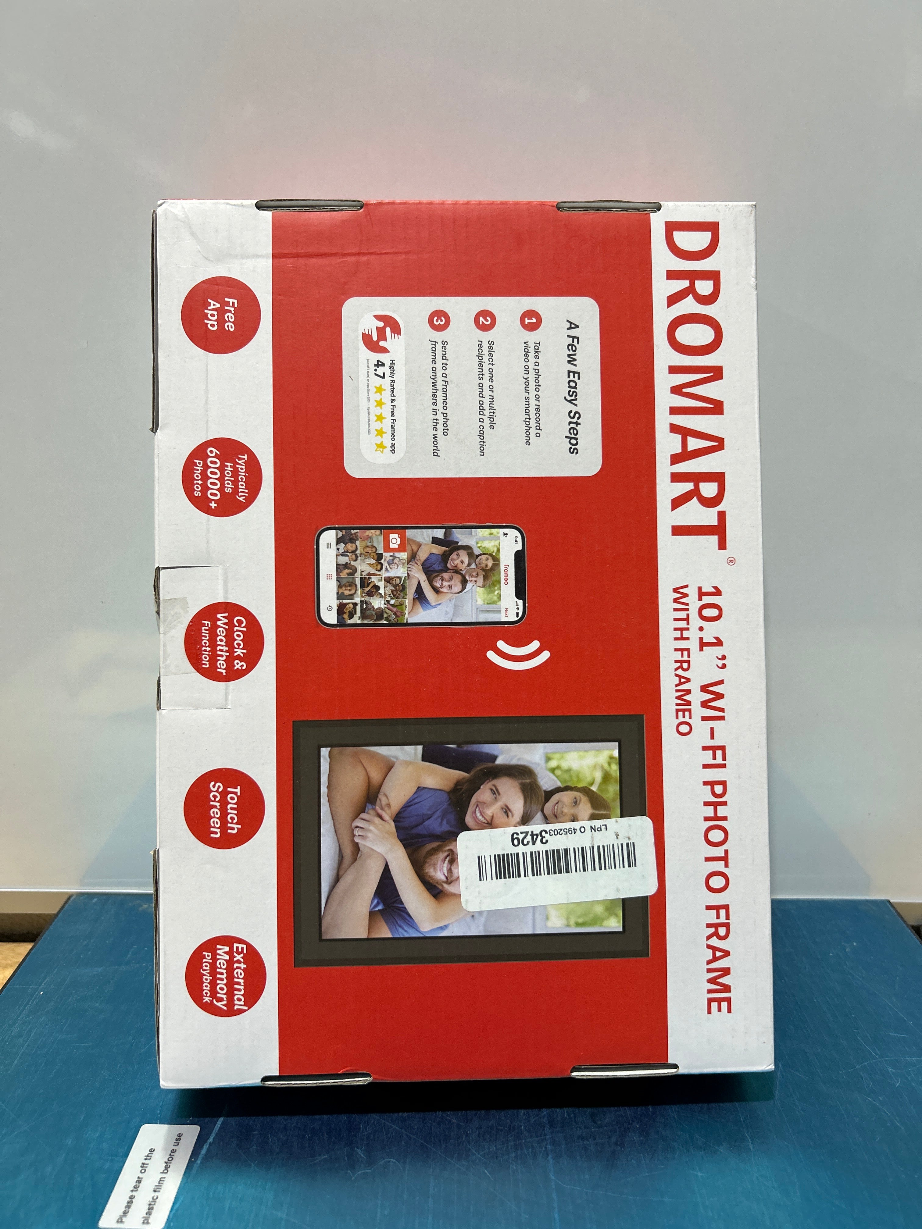 Frameo 10.1 Inch Digital Picture Frames Smart WiFi Digital Photo Frame with 1280x800 IPS Touch Screen HD, 32GB Memory, Auto-Rotate, Wall Mountable, Share Moments Instantly via Frameo App from Anywhere