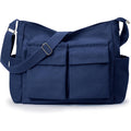 LAS EBILLAS SON DE PLÁSTICO-Bolso Bandolera de Lona, Bolso Cruzado Grande para Mujer U Hombres, Bolso de Hombro de Lona Casual para el Trabajo Universitario Diario