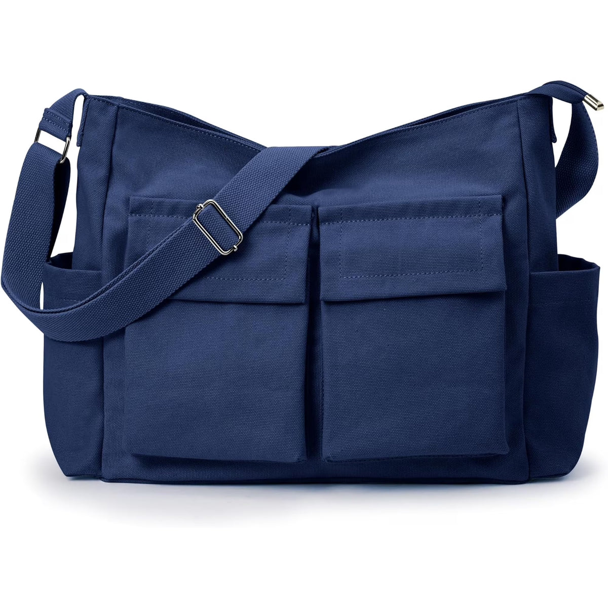 LAS EBILLAS SON DE PLÁSTICO-Bolso Bandolera de Lona, Bolso Cruzado Grande para Mujer U Hombres, Bolso de Hombro de Lona Casual para el Trabajo Universitario Diario