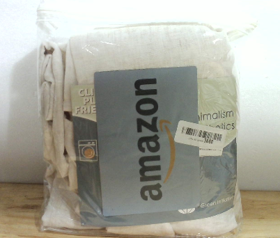 Cortinas de Lino Plisadas Nanspring 52"x90" | 2 Paneles Semitransparentes Beige Bohemio