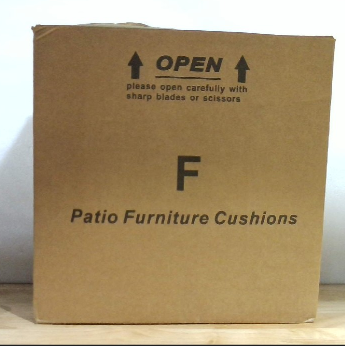 Juego de 4 cojines para sillas de exterior: impermeables y resistentes a la decoloración, cojines para muebles de patio, 17 x 16 x 2 pulgadas, almohadillas de asiento antideslizantes de esquinas