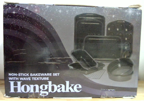 Set de Moldes para Hornear Antiadherentes Hongbake | 9 Piezas | Acero al Carbono