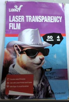 Película de Transparencia Láser Uinkit OHP – 50 Hojas para Impresora Láser y Copiadora