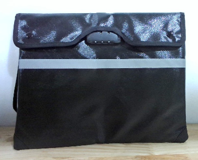 HOMELYLIFE - Bolsa de dinero ignífuga para documentos, bolsa impermeable con cierre | A4(15*11.8'')