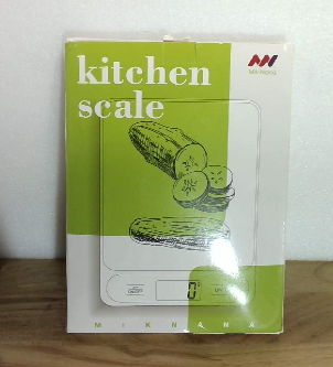 Mik-Nana Balanza de Cocina Digital 10 kg / 22 lb – Acero Inoxidable, Función Tara, Pantalla LCD, para Repostería, Café y Envíos (Pack de 6)
