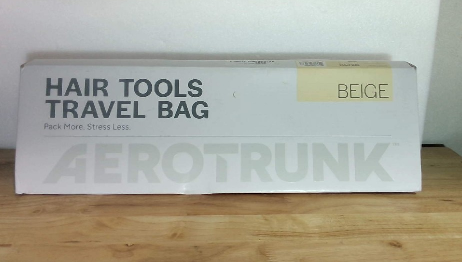 Bolsa Organizadora para Herramientas de Cabello Aerotrunk – Tapete Resistente al Calor, Gran Capacidad, Beige