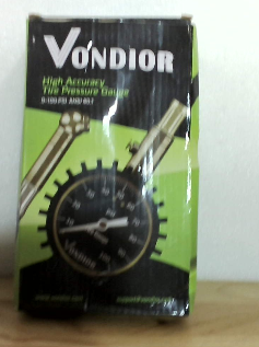 Manómetro de Presión Vondior 0-100 PSI – Certificado ANSI B40.1, Esfera Grande 5 cm para Carros y Camiones
