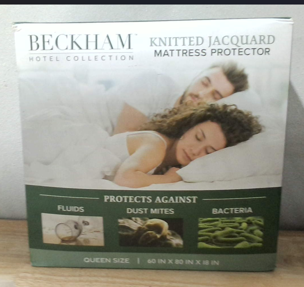 Protector de Colchón Beckham Hotel Collection Queen – Viscosa Grado Hotel, Impermeable Silencioso que Preserva la Sensación del Colchón