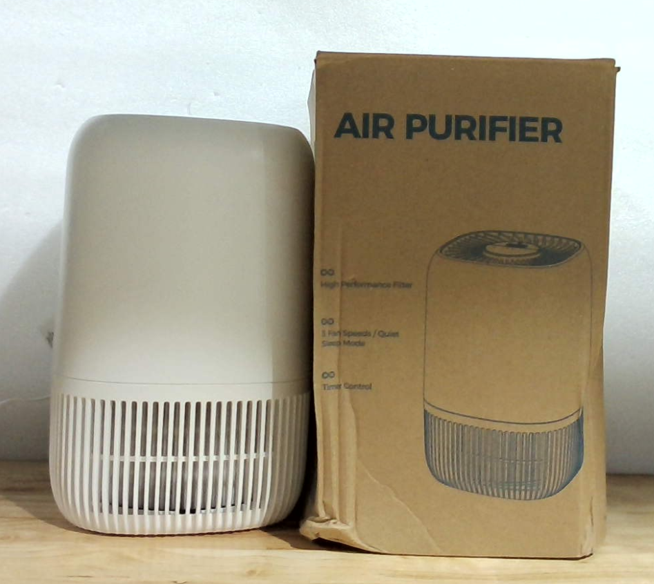 Purificadores de aire para el hogar, filtro de alta eficiencia de hasta 1076 pies cuadrados, color blanco | for Pet Hair, Odors, Pollen, Smoke