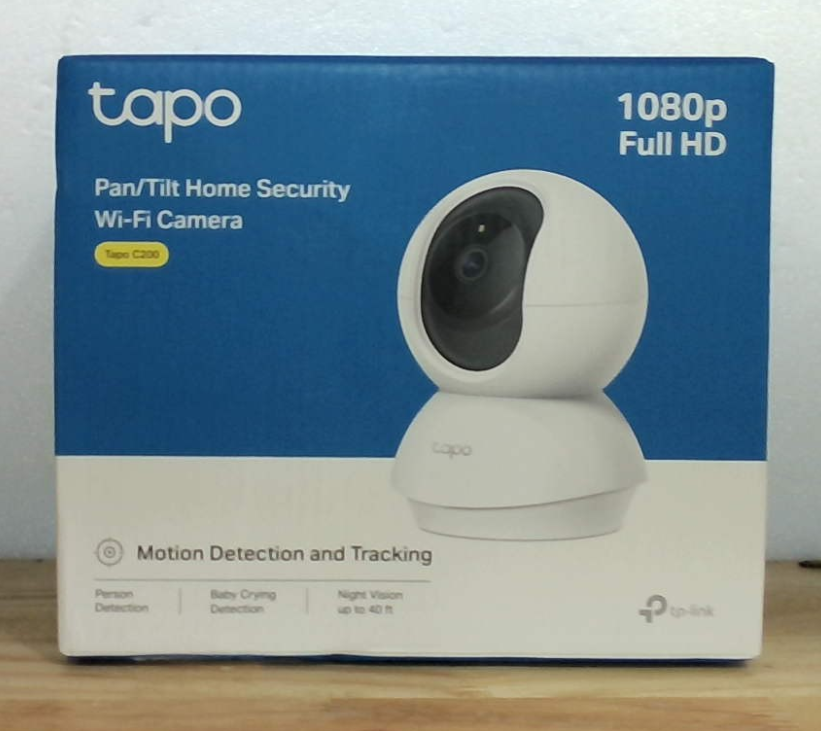 Cámara de seguridad TP-Link Tapo con giro e inclinación, resolución 1080p y visión giratoria de 360° | Seguimiento de movimiento | Detección de movimiento