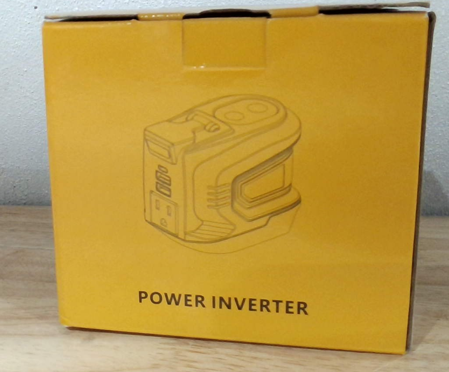 ⚠️ IMPORTANTE: No Incluye Batería | Inversor Portátil Ecarke 200W Compatible con Batería DeWALT 20V, Convertidor DC 20V a AC 110V con 1 Salida AC, 2 USB, 1 Type-C y Luz LED, Uso Emergencia Exterior (Solo Herramienta)