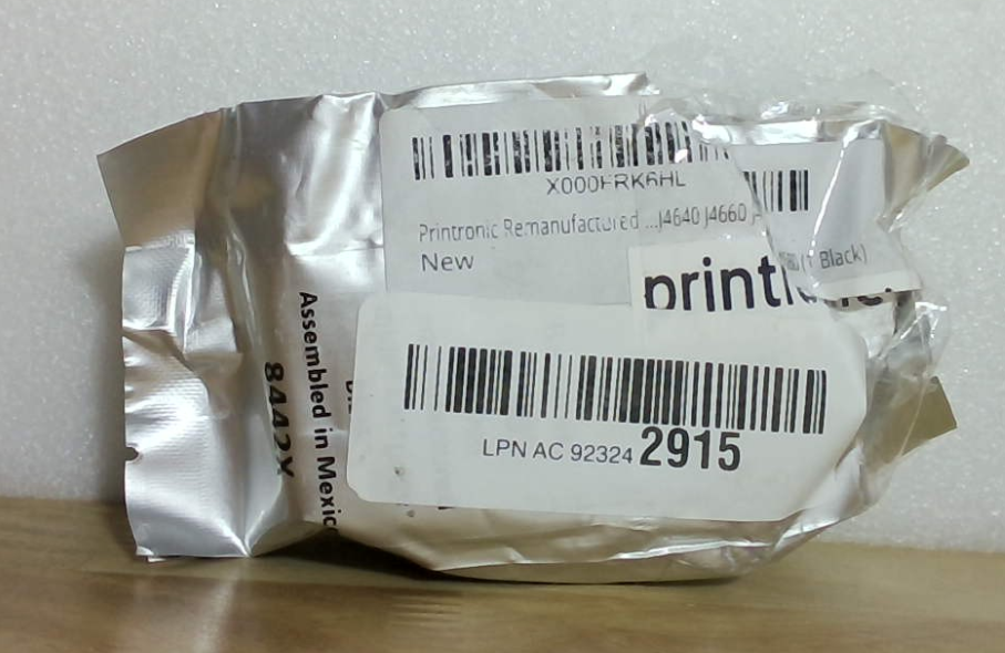 Printronic Cartucho Tinta Remanufacturado Reemplazo HP 901 Negro Para Officejet 4500 J4525 J4535 J4540 J4550 J4580 J4585 J4640 J4660 J4680 1 Negro