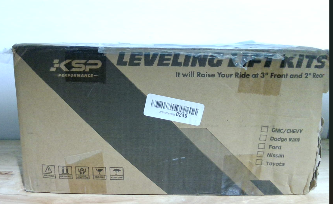 Kit de Elevación de Nivelación KSP F150 3" Frente +2" Trasero, Kit de Nivelación de Suspensión Completa para Ford F150 2004-2020 2WD 4WD 2x2 4x4, Juego Completo Espaciador de Elevación Aluminio & Bloque de Elevación y Espárragos U Extendidos Acero
