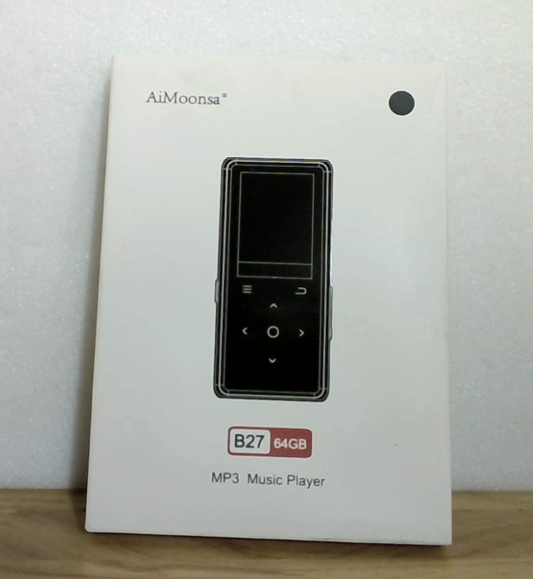 Reproductor MP3 64GB AiMoonsa Bluetooth 5.2, Parlante HD, Radio FM, Grabadora Voz, Sonido HiFi, Libro Electrónico, Auriculares Incluidos