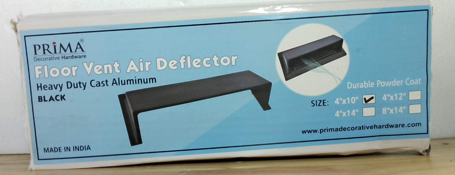 Deflector de aire de ventilación de piso/desviador de 4 x 10 pulgadas, diseño de cúpula, resistente, deflectores de ventilación de aire