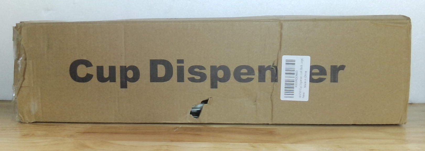 Dispensador de vasos IWNTWY, portavasos de agua montado en la pared, compatible con vasos desechables de papel y plástico