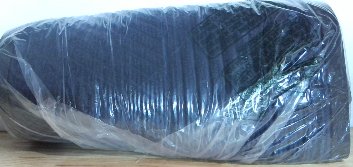 Tapete Entrada Puerta Frontal Smiry Exterior, Tapete Goma Natural Resistente Servicio Pesado Robusto, Atrapa Suciedad y Humedad, Fácil Limpieza Tapetes Perfil Bajo para Entrada Interior Exterior, Triángulo Irregular (75x43 cm, Azul Marino)