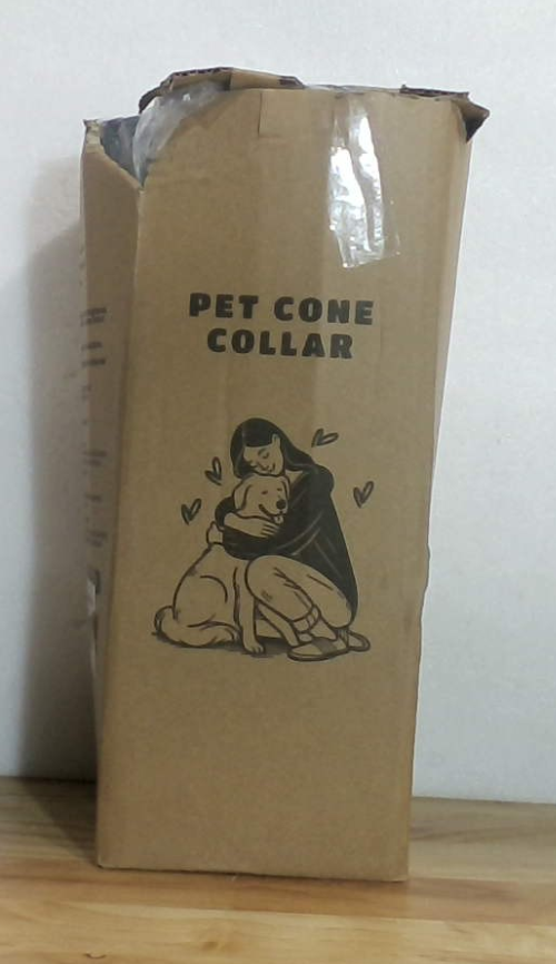 Collar Cono Perro BONTHEE Ajustable Transparente - Collar Recuperación Mascota Quirúrgica Elizabetano Protector Heridas Curación Perros Gatos Grandes Medianos Pequeños Talla L