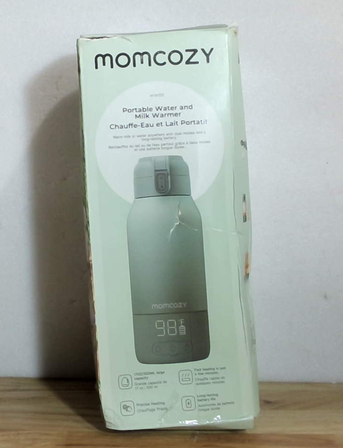 Calentador Botellas Portátil Momcozy Viaje Dos Modos Calentamiento Leche Materna Agua Calentador Leche Rápido Batería Larga Duración Capacidad 500 ml Necesidades Día
