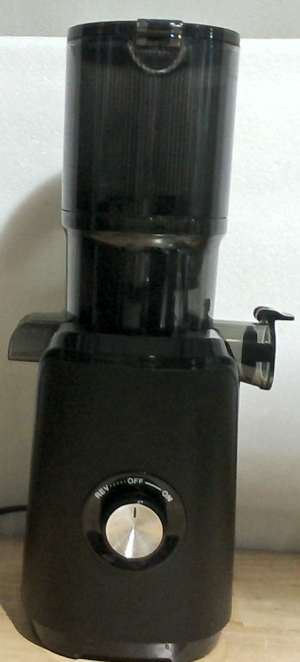 Licuadora Prensado en Frío NEWBULIG Masticadora, Alto Rendimiento, Función Inversa, Previene Oxidación, Fácil Limpieza Vegetales Frutas, Negro