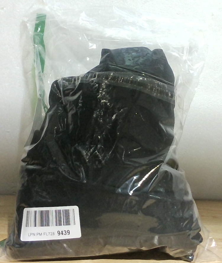 Vestido Xscape de Mujer Largo Elastizado Escuba Sin Mangas Un Hombro con Volante Lateral, Negro, Talla 4