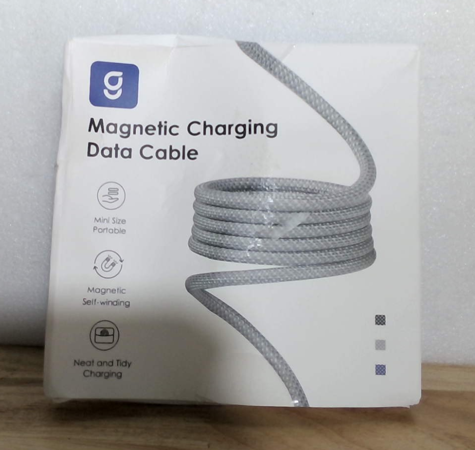Cable USB C Magtame 1.5 m Magnético USB C a USB C 60W 3A iPhone 15 Pro Max Plus, Cable Type C Carga Rápida Samsung, iPad, MacBook, Patente Diseño, Negro