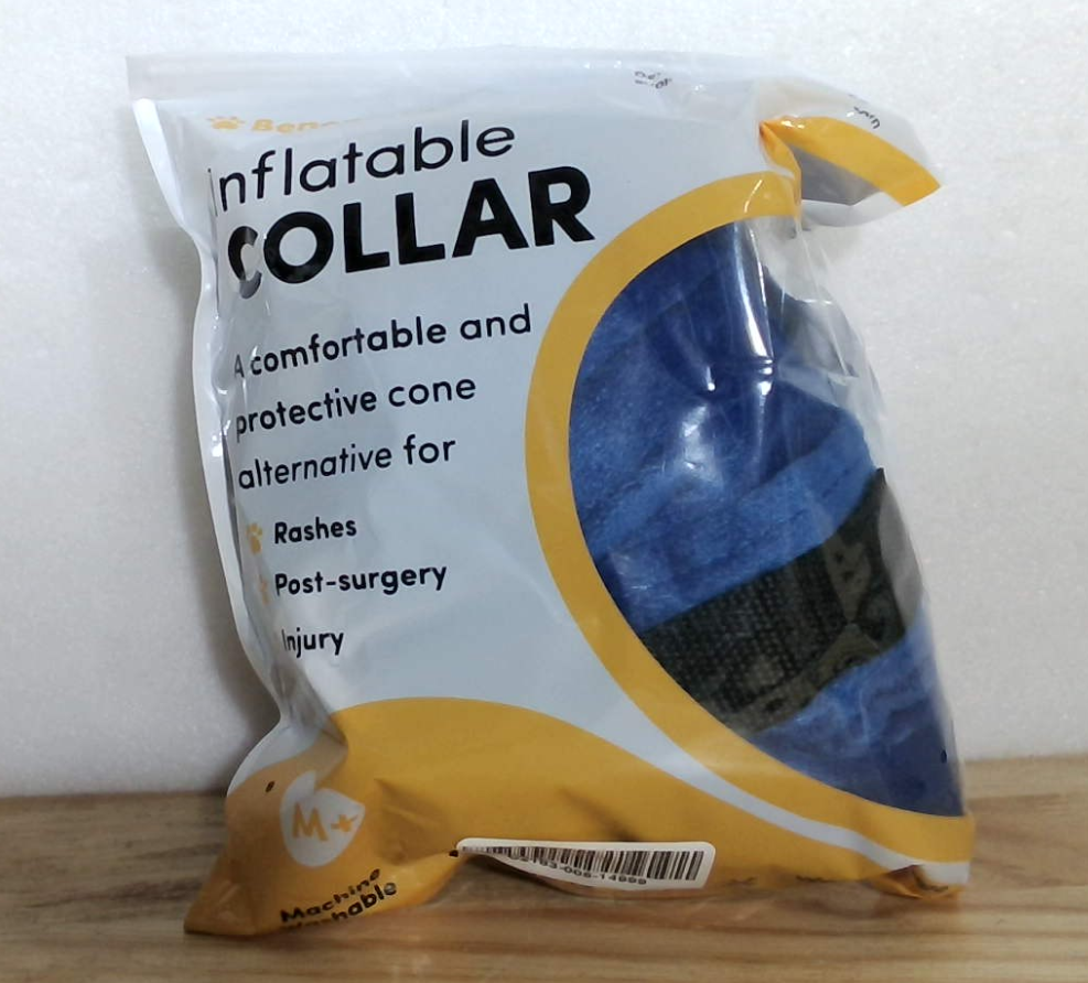 BENCMATE Alternativa de Collar Cono Inflable para Perro, Cono Suave para Perros Pequeños