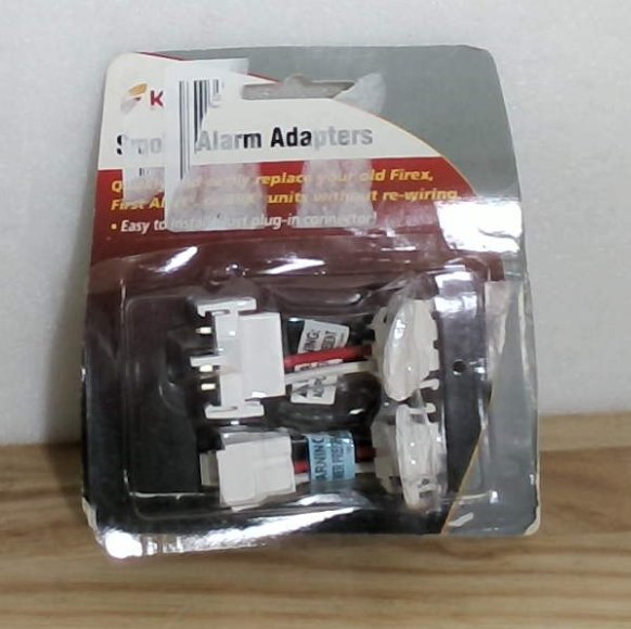 Adaptador de conexión rápida Kidde 20-9003 para detectores de humo y CO integrados, compatible con alarmas Kidde, para instalaciones de retrofit fácil, paquete de 2