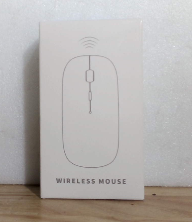 Mouse Inalámbrico Bluetooth SUNGI Plateado – Silencioso, Recargable, Jiggler, Multi-Dispositivo