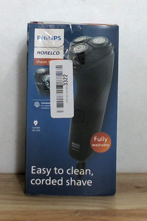 Afeitadora Electrica Philips Norelco 1100 S1016/90, Negro, Uso en Seco