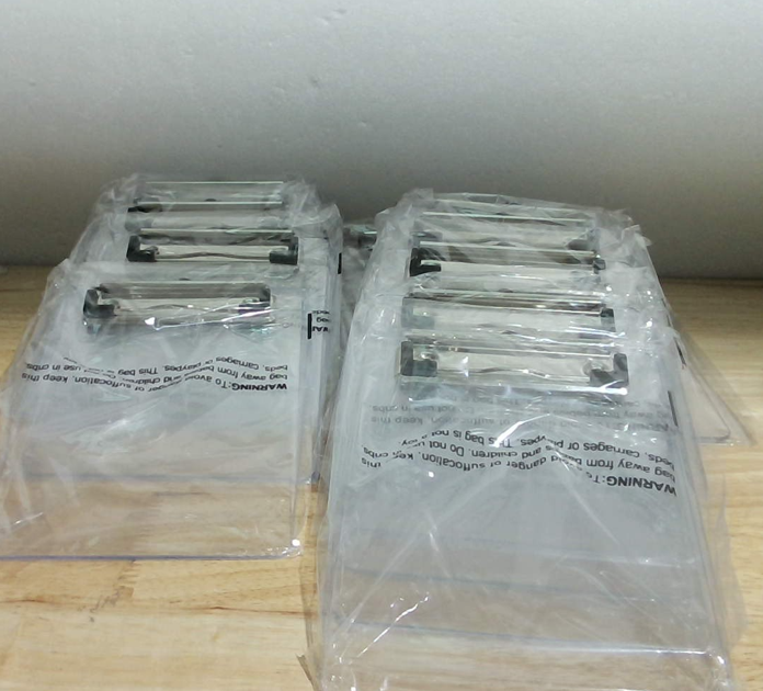 Mini Clipboards Transparentes 5x7 Pulgadas Pack de 20 - Para Aula, Oficina, Enfermeras y Estudiantes