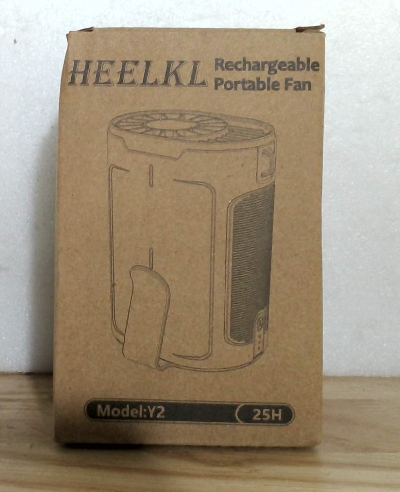 Ventilador Portátil Recargable Heelkl | 4 Velocidades, Hasta 25 Horas, Manos Libres, Para Cuello o Cintura – Camping y Exterior