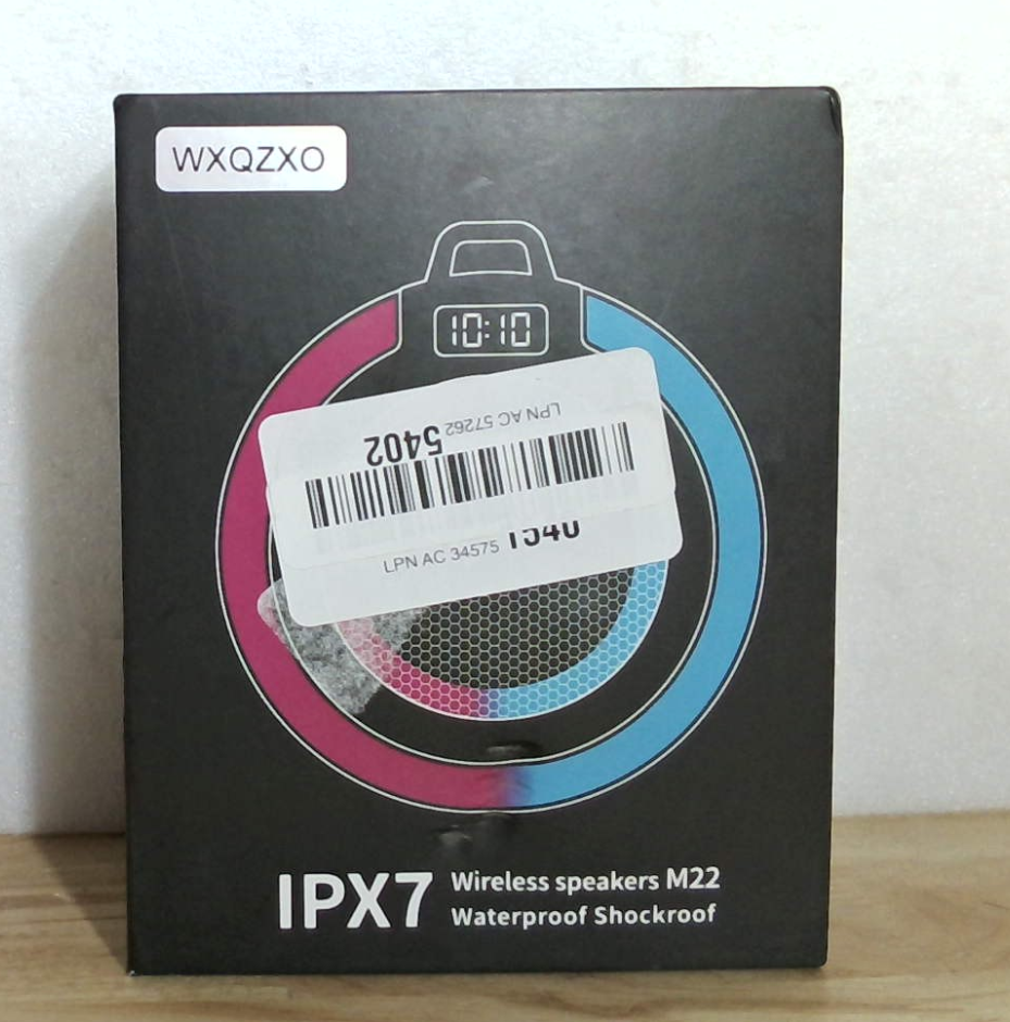 Bocina Bluetooth para Ducha con Sonido Estéreo y Ventosa – IPX7 Impermeable, Bluetooth 5.4, Micrófono Integrado y Cordón | Para Baño, Playa y Fiestas (Azul)