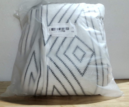 Manta para cama, manta decorativa estilo bohemio para sofá, manta reversible de punto con estampado geométrico en blanco y negro para sofás, sillones, camas y butacas, color negro