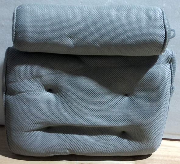 Almohada de Baño de Lujo Everlasting Comfort – Soporte para Cabeza, Cuello y Espalda | Malla 4D Secado Rápido, Ventosas Antideslizantes, Lavable en Lavadora