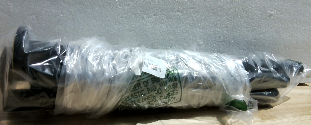 Barra de Ducha CorkLatta Negro Mate – 1 Barra Únicamente, Sin Accesorios de Pared Incluidos