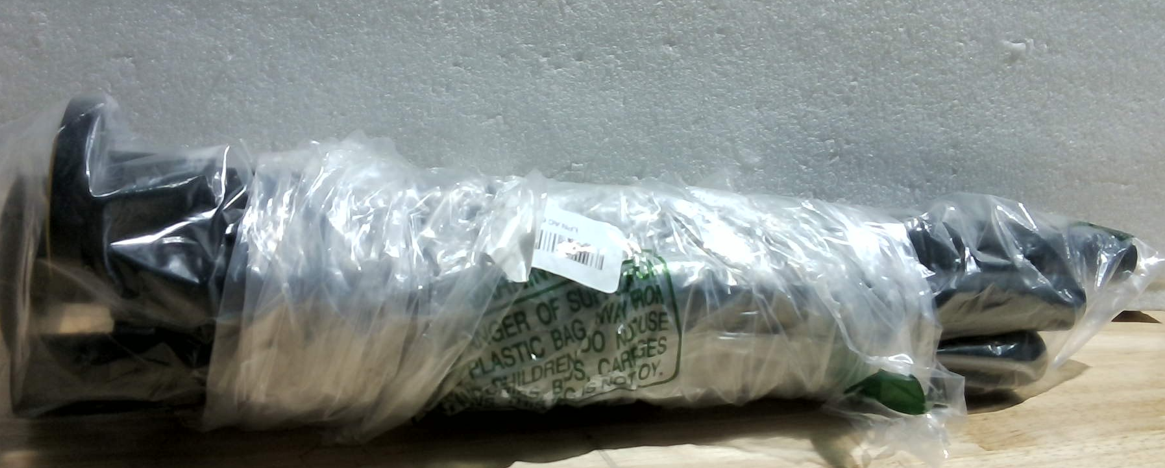 Barra de Ducha CorkLatta Negro Mate – 1 Barra Únicamente, Sin Accesorios de Pared Incluidos