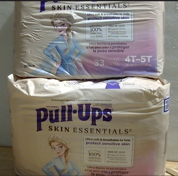 66 unidades en el paquete-Pull-Ups Skin Essentials - Pantalones de entrenamiento para ir al baño para niñas, ropa interior de entrenamiento, 4T-5T (38-50 libras), 66 unidades