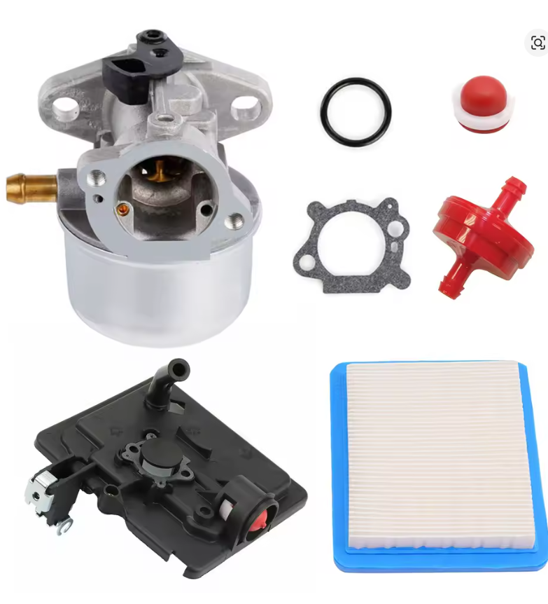 USADO-Carburador 795259 Base de imprimación del filtro de aire 699056 790849 Kit de resortes para 122000 Modelo 4 HP -7 HP Motores sin estrangulador