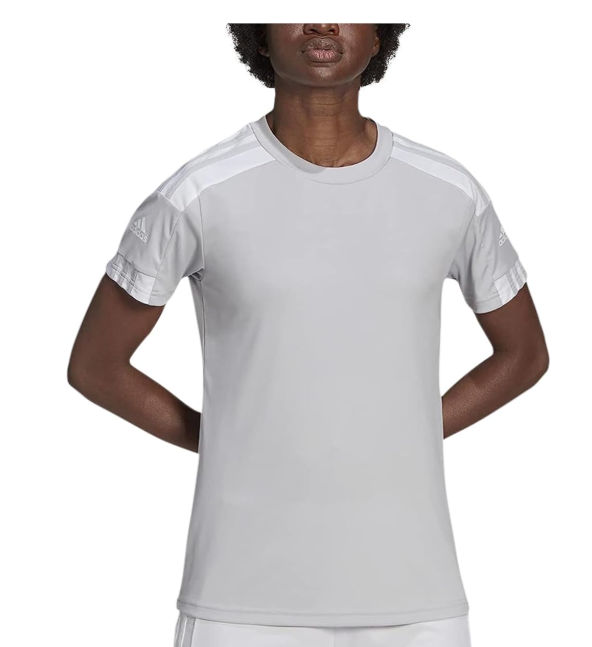 Camiseta de Fútbol Adidas Squadra 21 para Mujer – Talla M, Color Gris