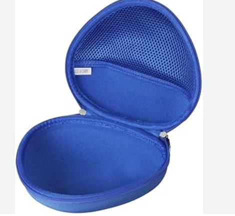 Adada – Funda de Viaje Rígida para Auriculares Anker Soundcore Life Q20i / Q20 / Q30 | Cancelación de Ruido Activa | Color Azul