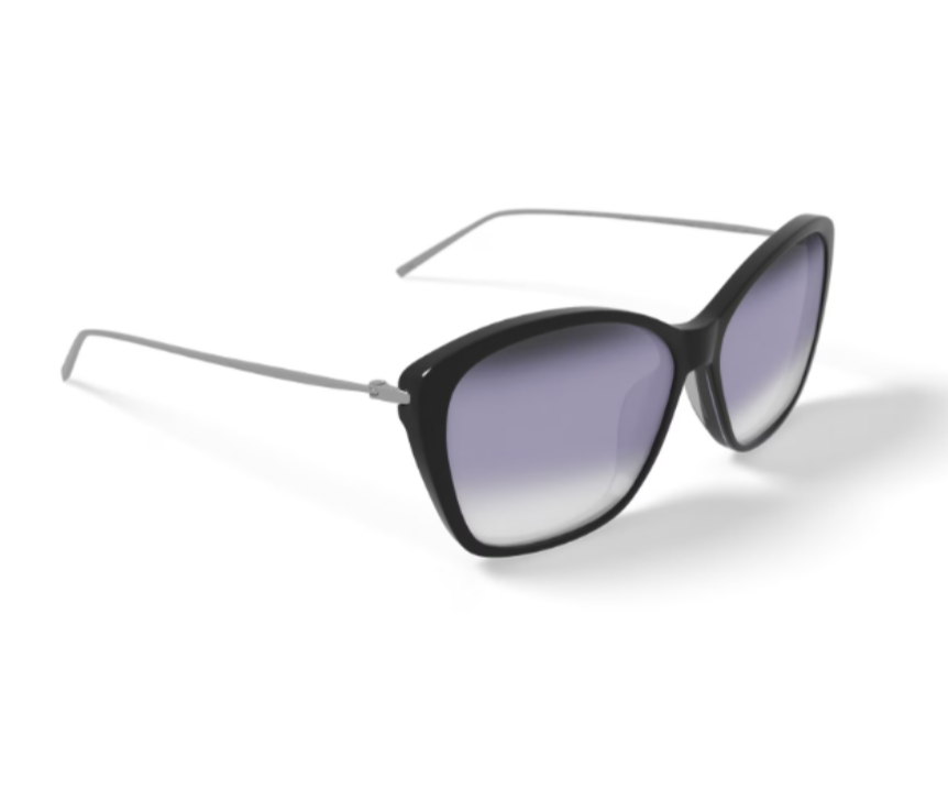 DKNY Gafas de Sol de Moda para Mujer Rx'able, DK702SG, Negro, 57-14-140, con Estuche