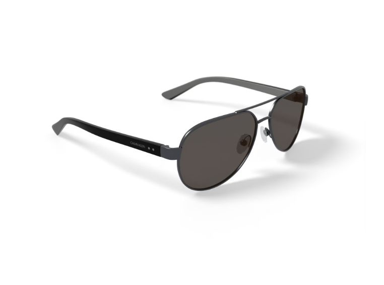 Calvin Klein Gafas de Sol de Moda Unisex Rx'able, CK19300SG, Gunmetal, 59-13-140, con Estuche