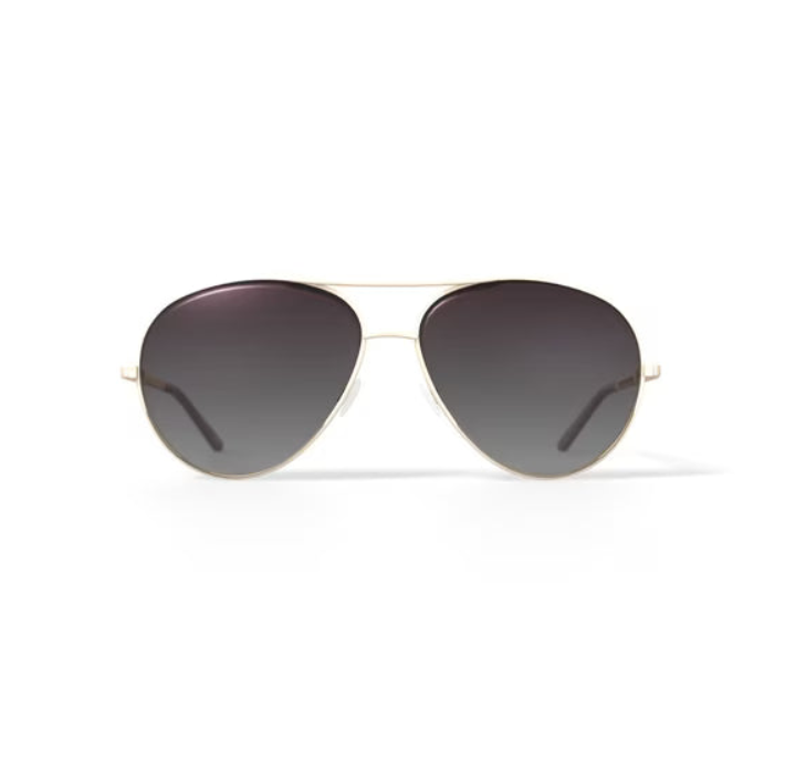 bebe Gafas de Sol de Moda para Mujer Rx'able, BBOS2001, Dorado Brillante, 60-13-140, con Estuche