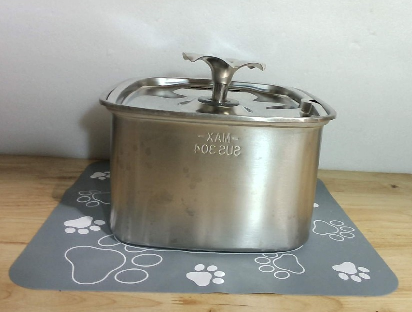 Fuente de Agua Automática para Gatos en Acero Inoxidable – Dispensador Silencioso para Mascotas