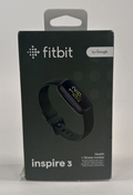 Fitbit Inspire 3 – Rastreador de Salud y Fitness, Caja Negra, Banda Midnight