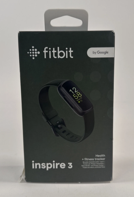 Fitbit Inspire 3 – Rastreador de Salud y Fitness, Caja Negra, Banda Midnight