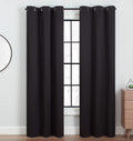 Cortinas Blackout Térmicas ECLIPSE Andover – Triple Tejido Thermaweave, Ojales, 42x54 Pulgadas, 2 Paneles
